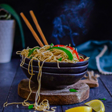 Veg Hakka Noodles