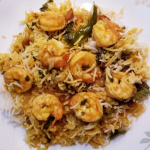 Shrimp Dum Biryani